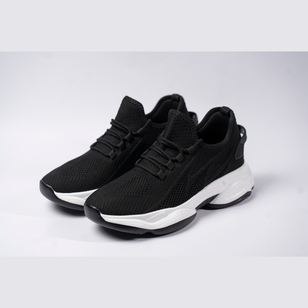 Tênis Casual Ícaro - Aumenta Altura 7cm - Preto - Masculino