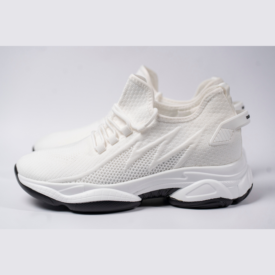 Tênis Casual Wave  - Aumenta Altura 7cm - Branco - Masculino